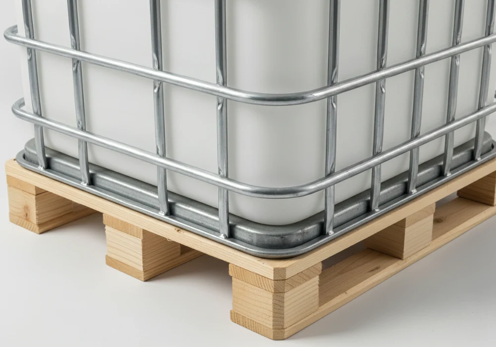 Drvena paleta: Najekonomičnija. Preporuka za zatvorene prostore (šupe, podrumi).